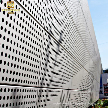 Decorative Customized Perforated Exterior Aluminum Facade Panel (KH-BH-AP-011)